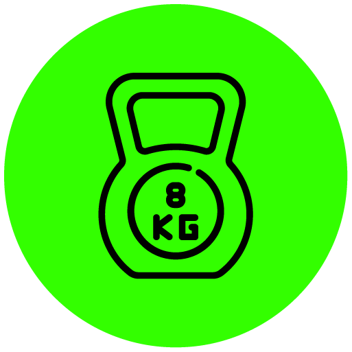 icono equipamiento de musculacion y máquinas